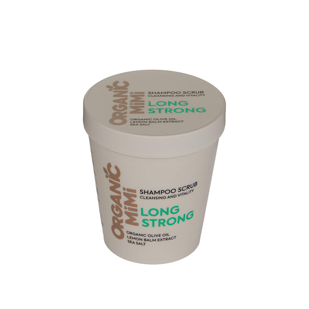 ORGANIC MIMI, SHAMPOO SCRUB CLEANSING AND VITALITY LONG STRONG, 310 g by Damask Rose