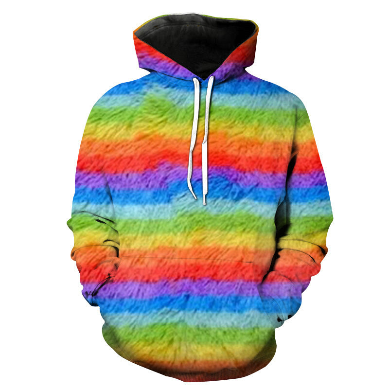 3D Digital Graffiti Printed Sweater by 510_Athletics LLC