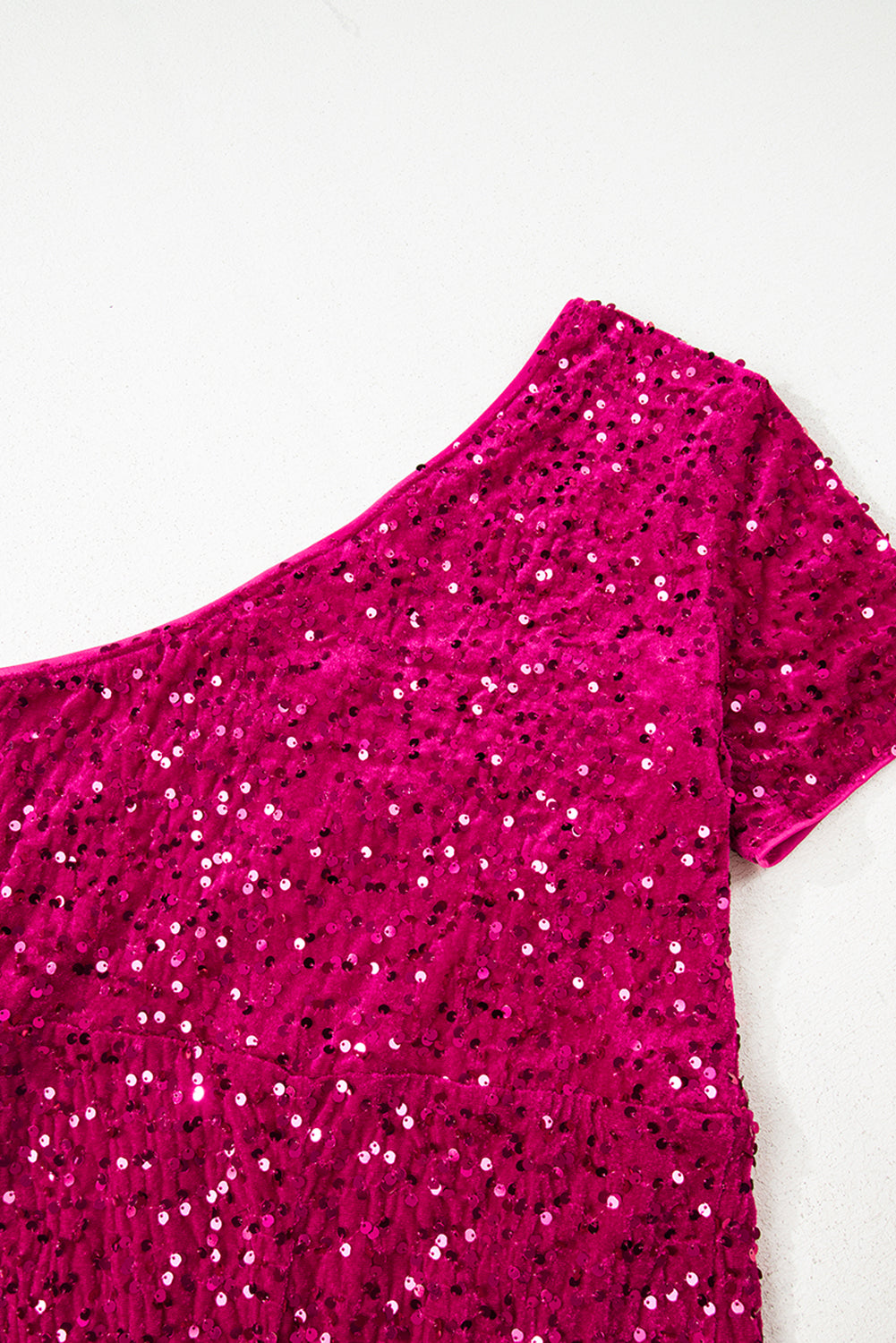 Meadow High Bodycon Sequin Gown by Threaded Pear