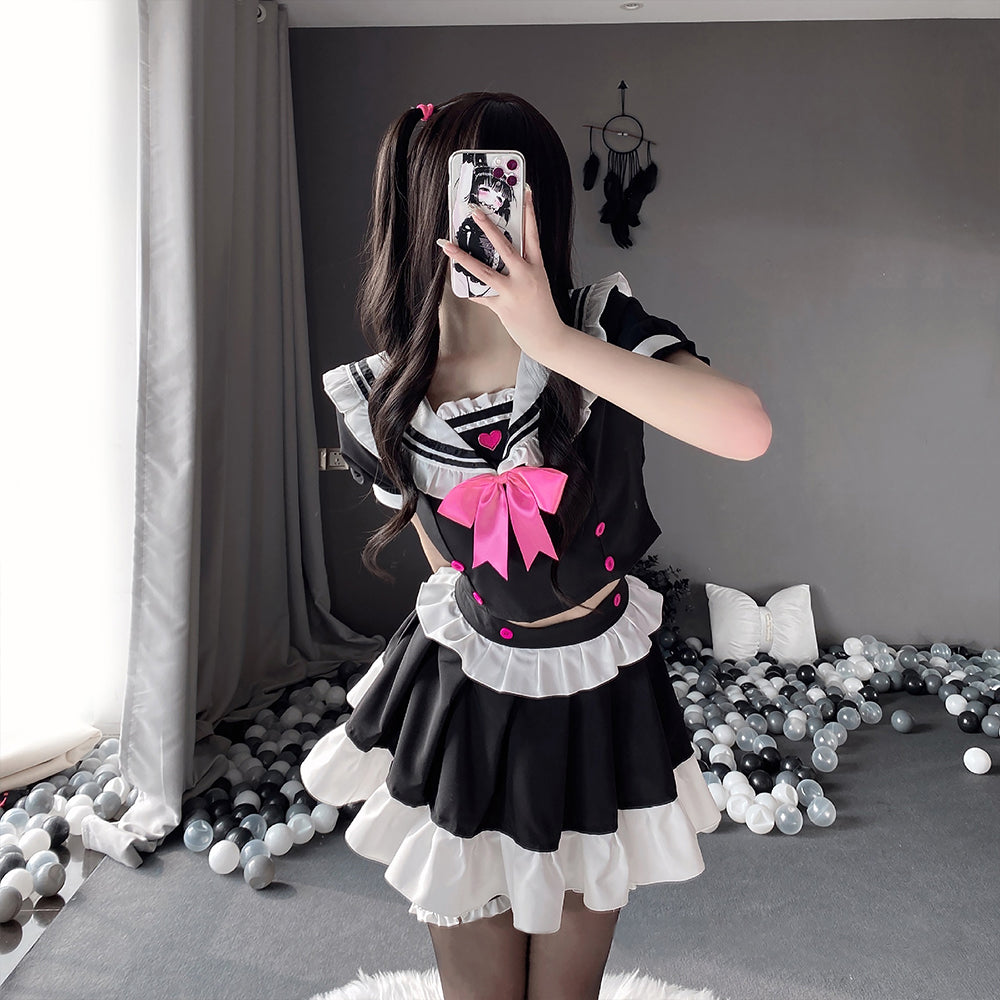 Lolita Maid Cosplay Costume Set by Amorino