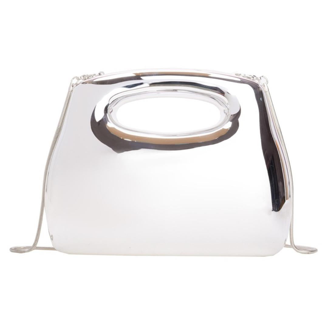Acrylic square box clutch bag by OyeraCharisma