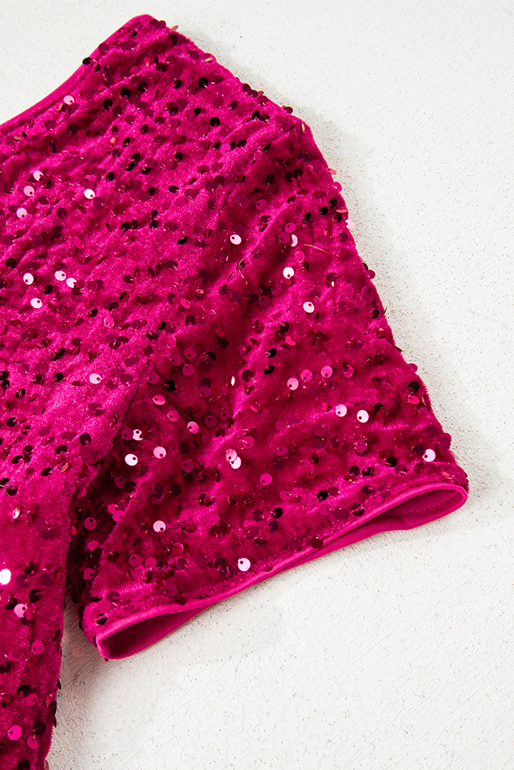 Meadow High Bodycon Sequin Gown by Threaded Pear