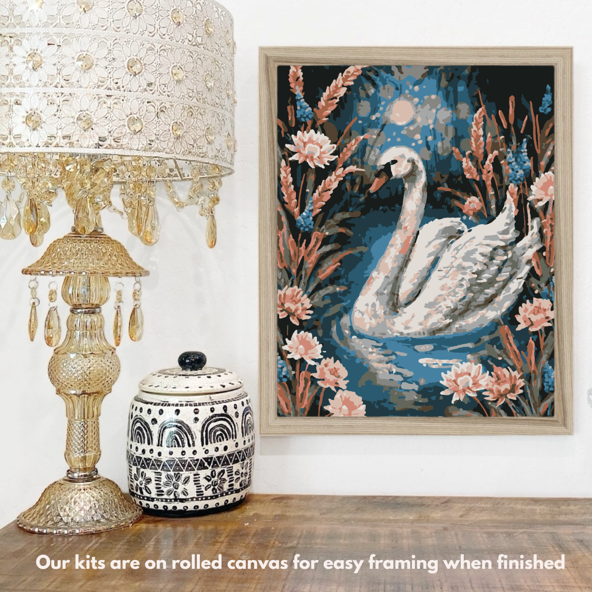 Serenity Swans - Paint by Numbers Kit
