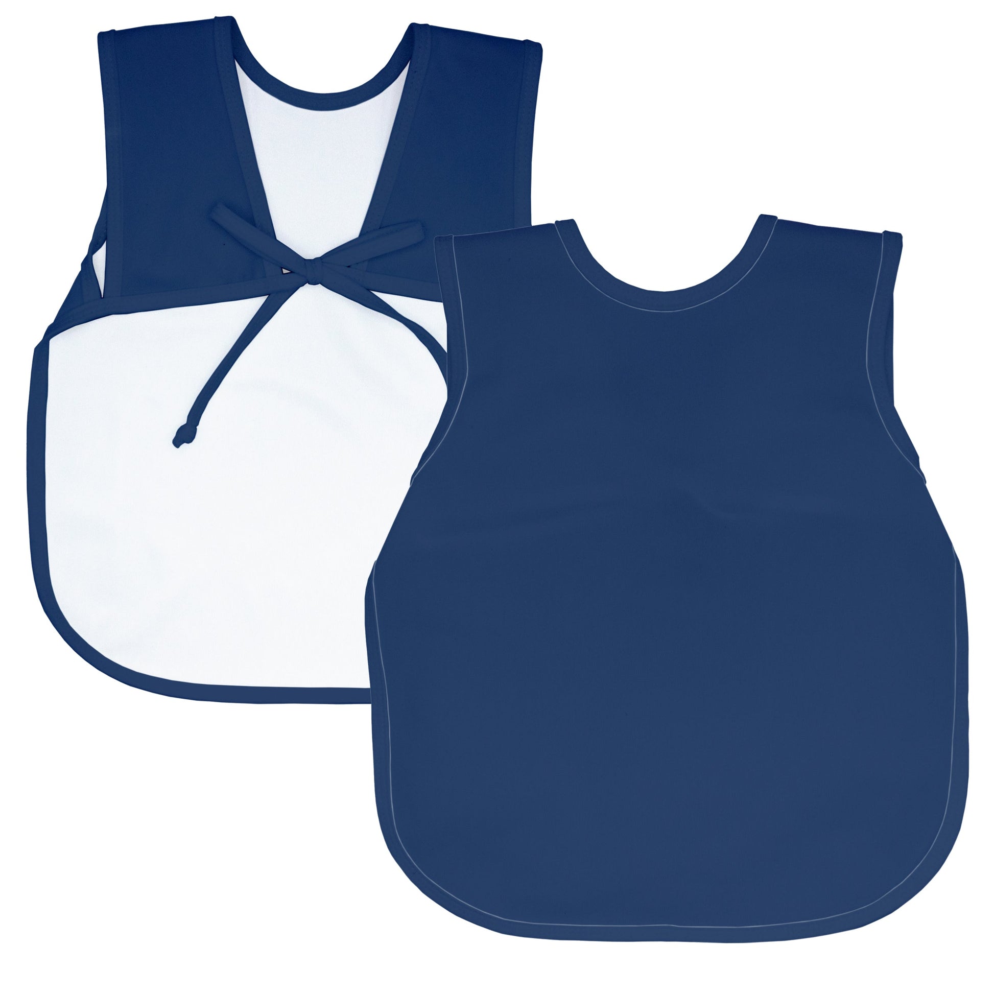 Solid Navy Minimalist Bapron by BapronBaby