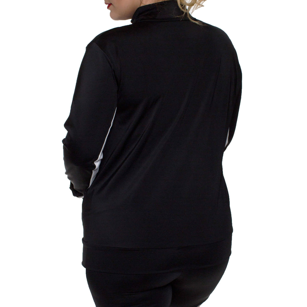 InstantFigure Curvy Plus Size Activewear Compression Jacket AWJ029C by InstantFigure - InstaSlim - InstantRecoveryMD
