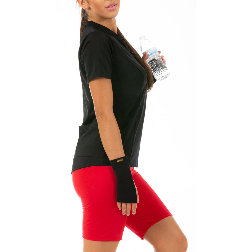 InstantFigure Cycling Compression Solid Zip Up Bike Top AWT028 by InstantFigure - InstaSlim - InstantRecoveryMD