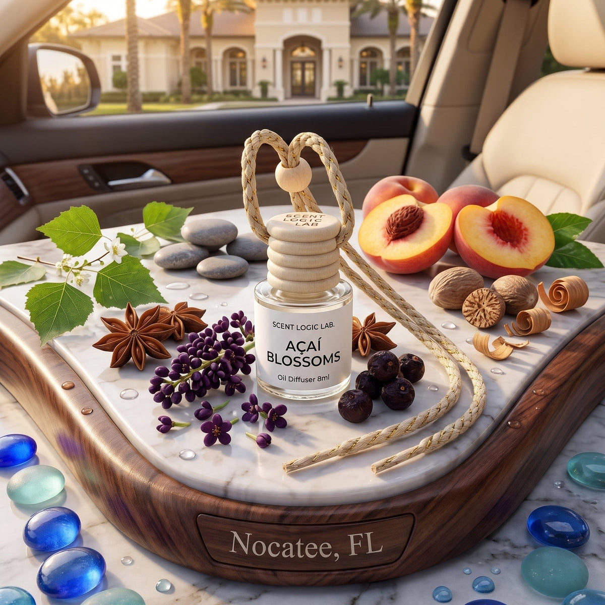 Luxury 8ml Car Diffuser in Floral Scents