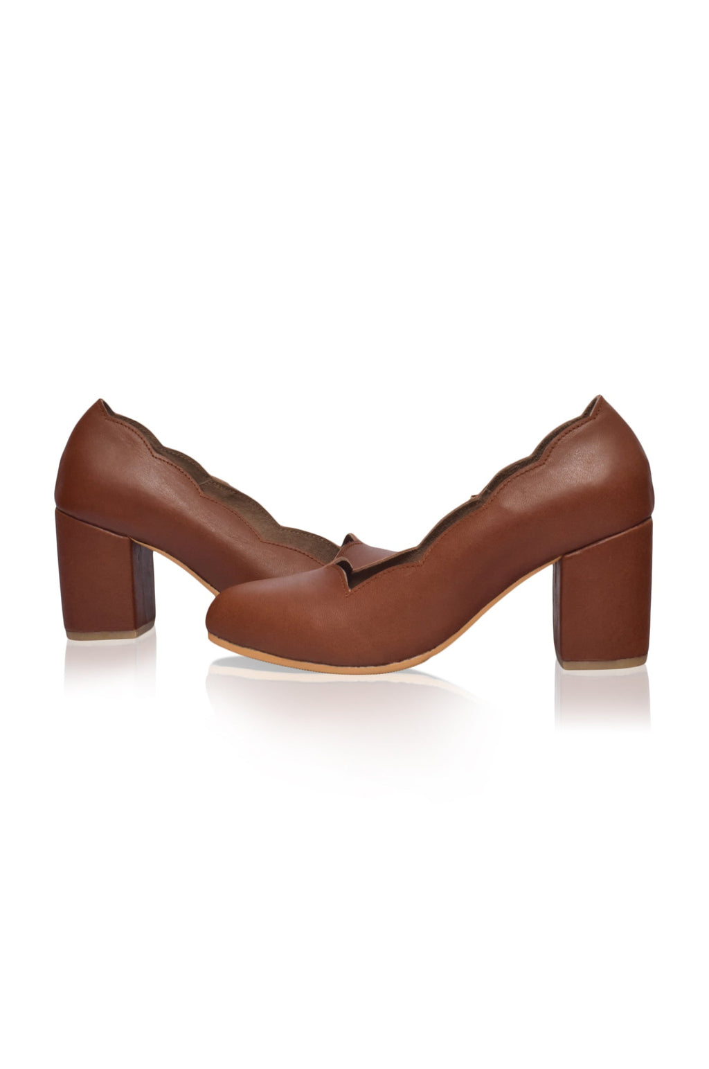 Alia Classic Leather Heels by Bali Lane