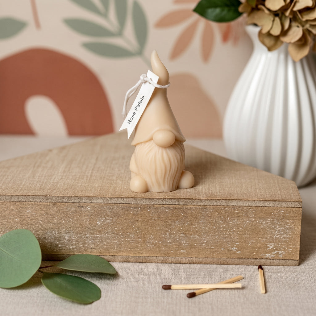 Gnome Scented Candle | Handcrafted Home Decor