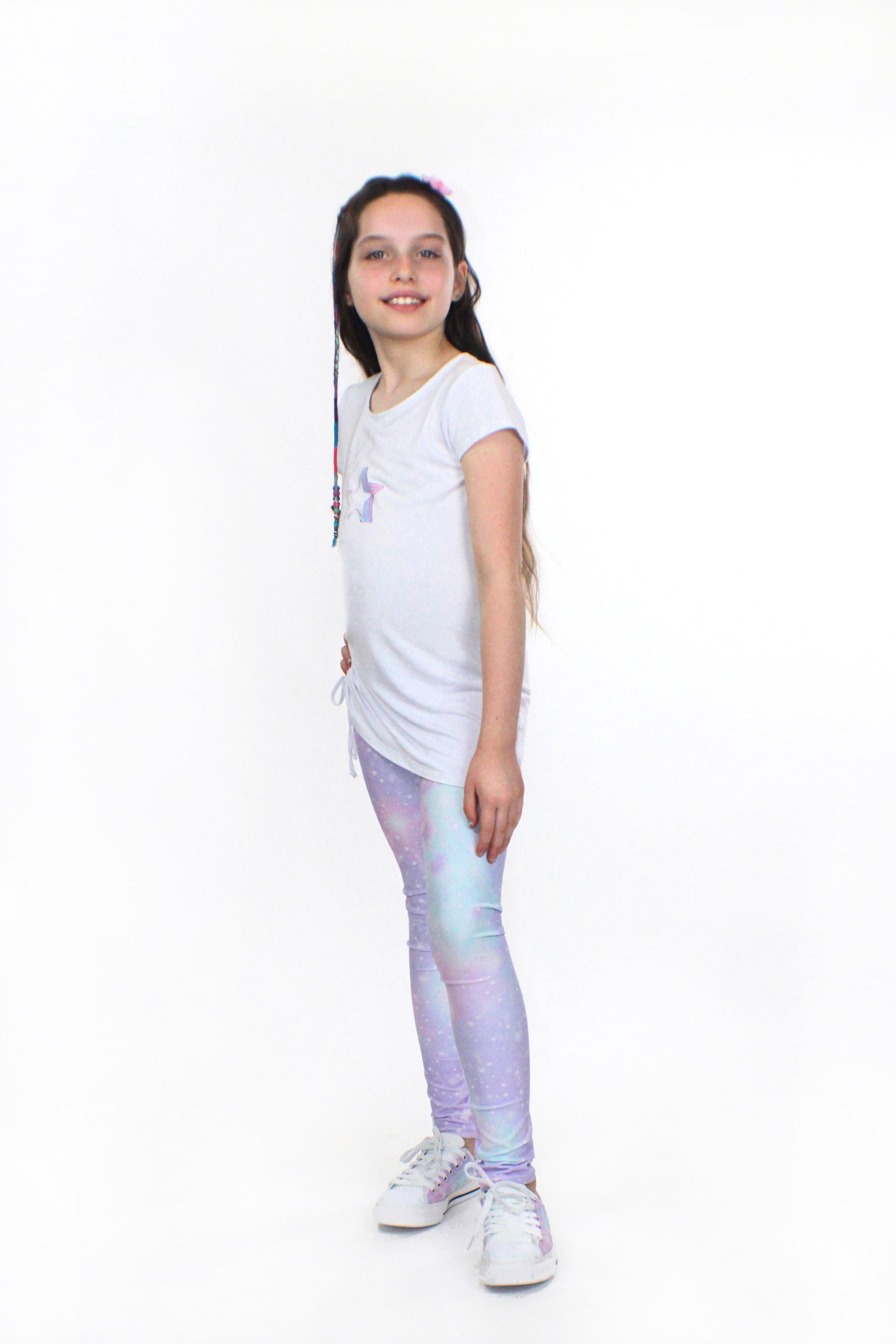 Amy , Asymmetric Pull string Blouse-[stardust]