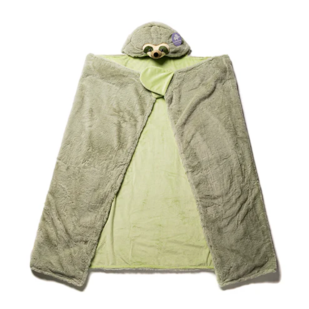Sloth Weighted Hoodie Blanket by Plushland