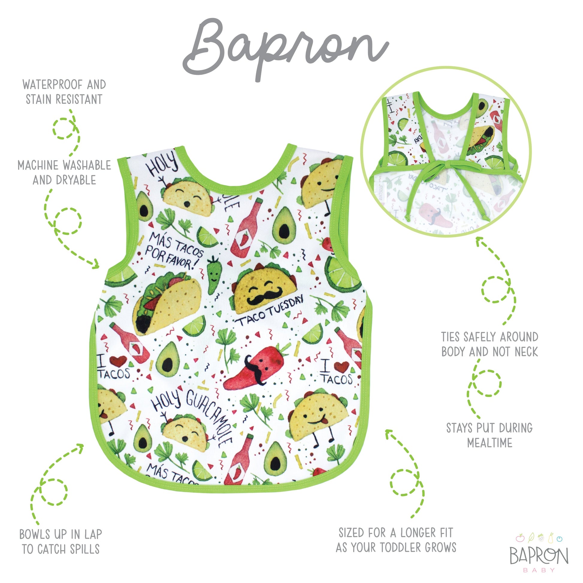 Taco Party Bapron by BapronBaby