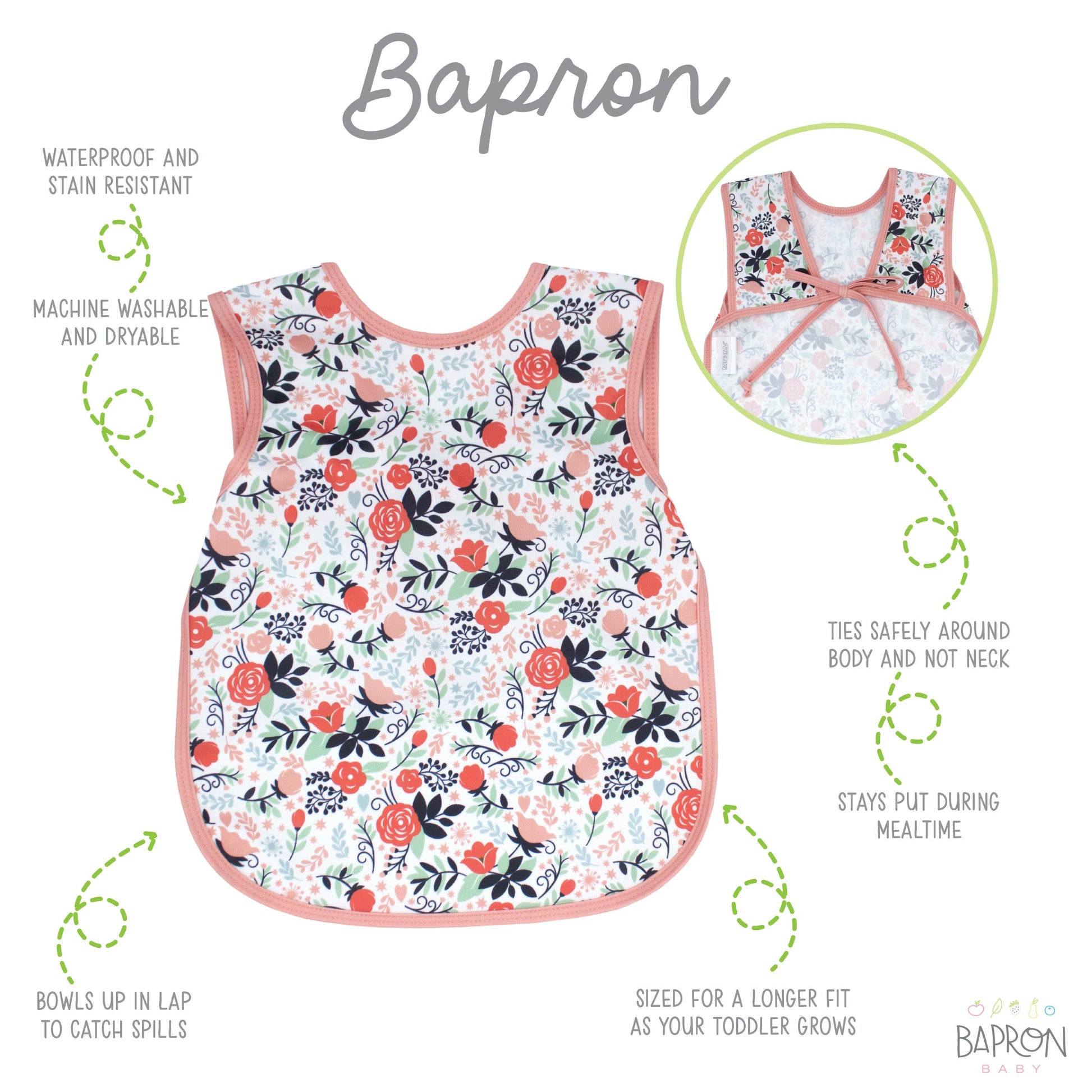 Vintage Rose Bapron by BapronBaby