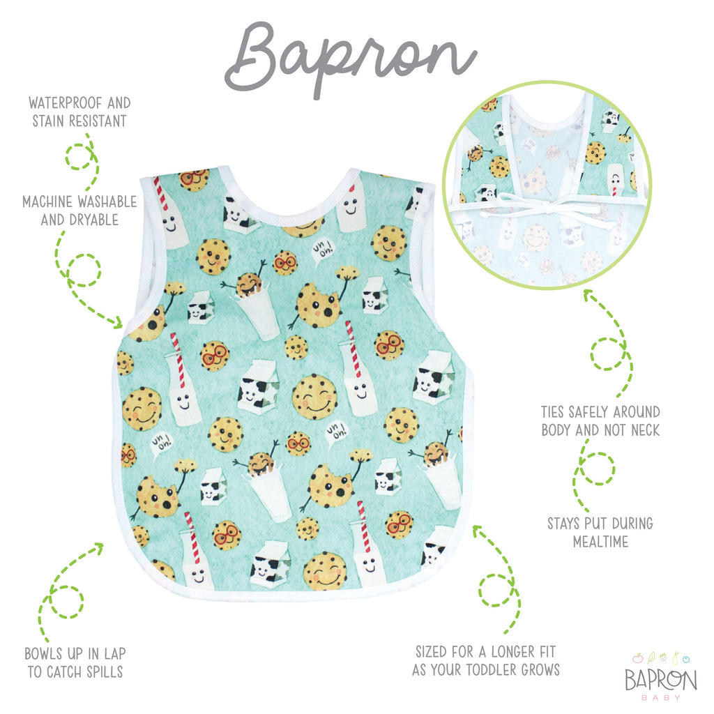 Cookies & Milk Bapron by BapronBaby