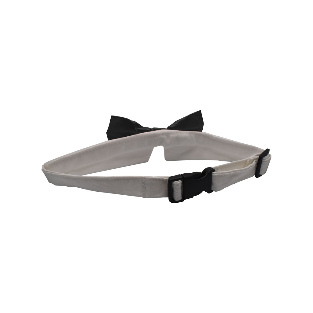 Black Satin Dog Bow Tie by Uptown Pups
