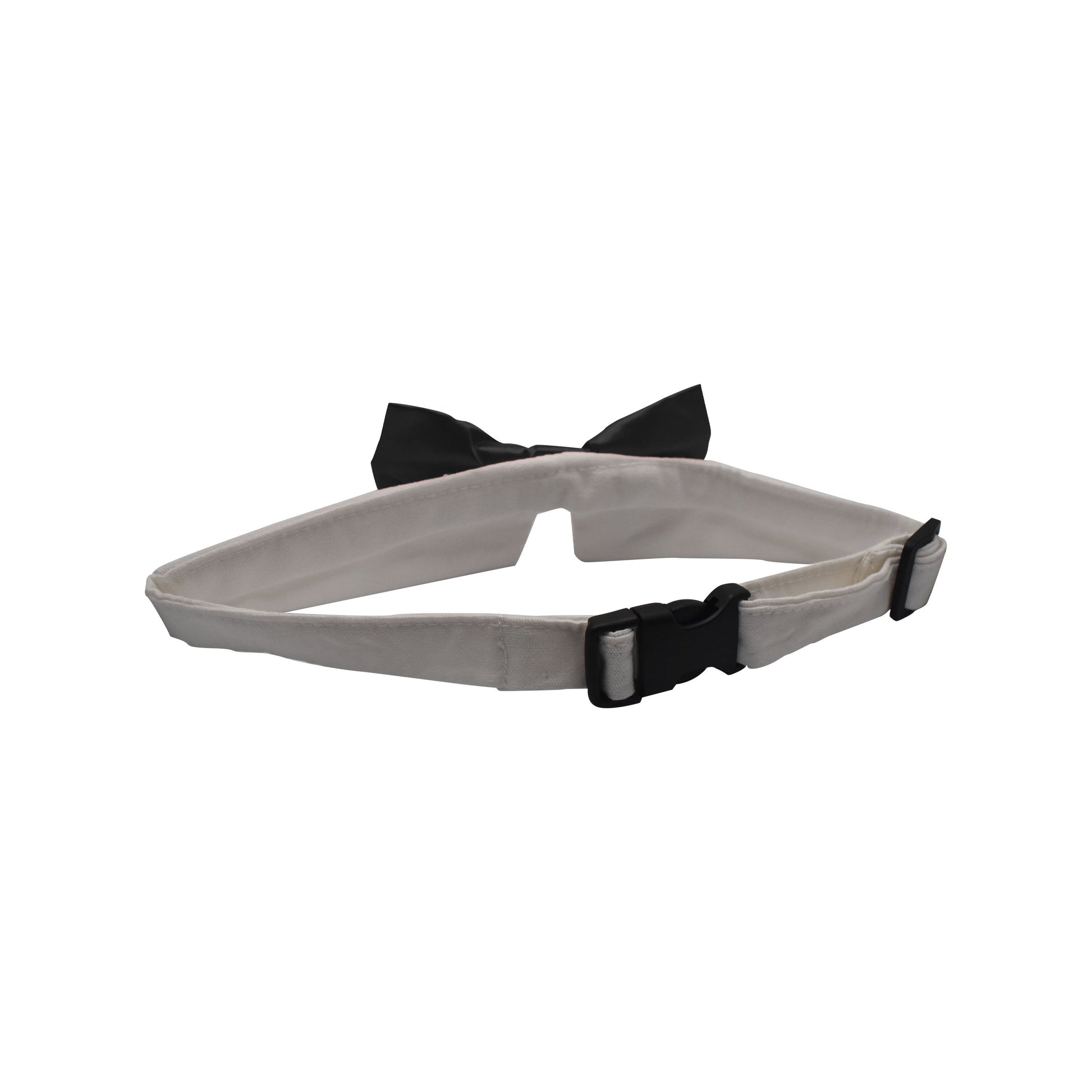 Black Satin Dog Bow Tie by Uptown Pups