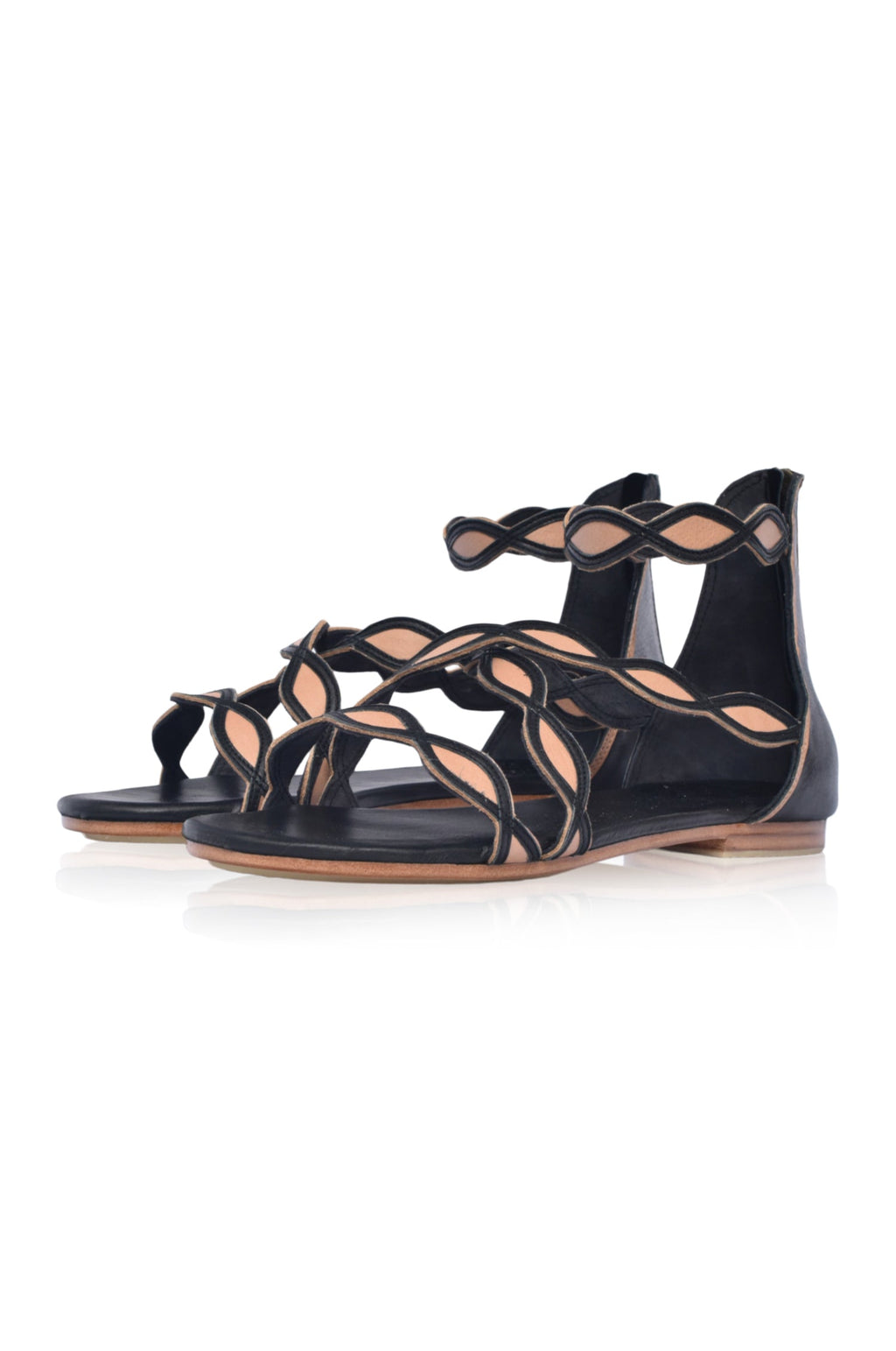 Blossom Leather Sandals by Bali ELF