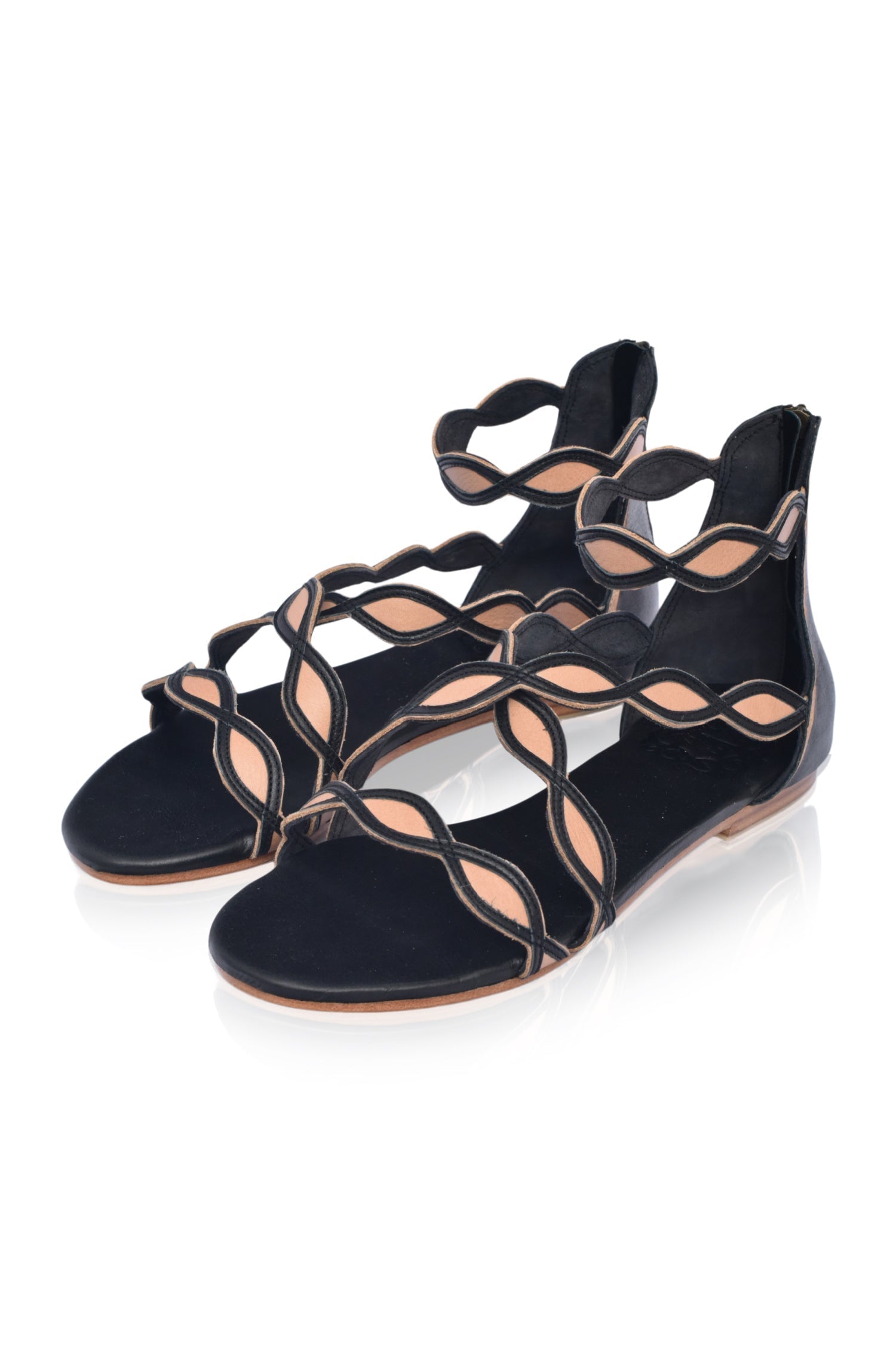 Blossom Leather Sandals by Bali ELF