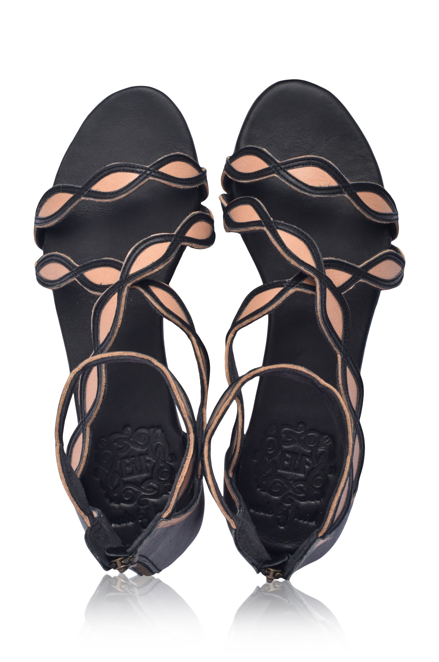 Blossom Leather Sandals by Bali ELF