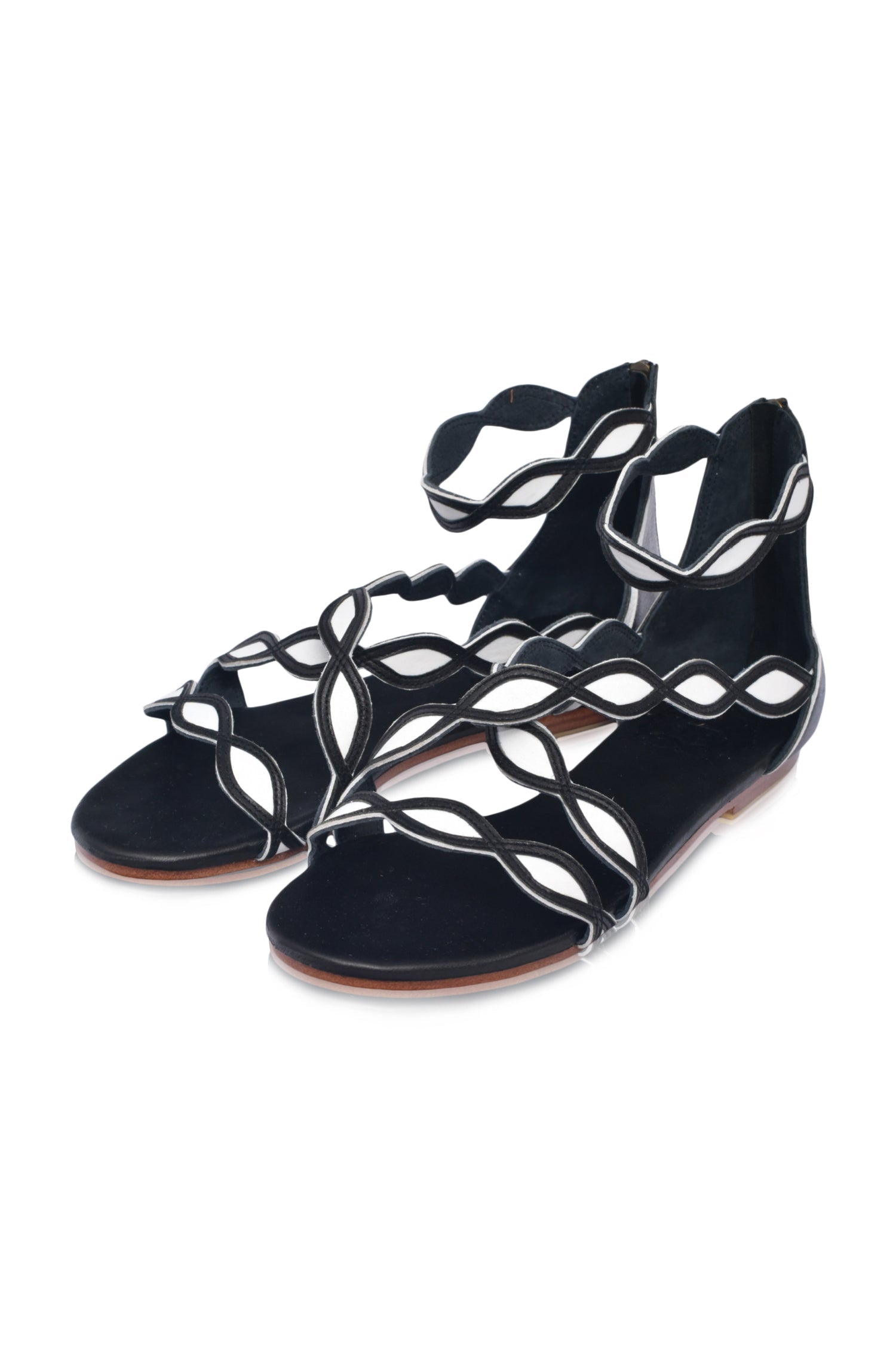 Blossom Leather Sandals by Bali ELF