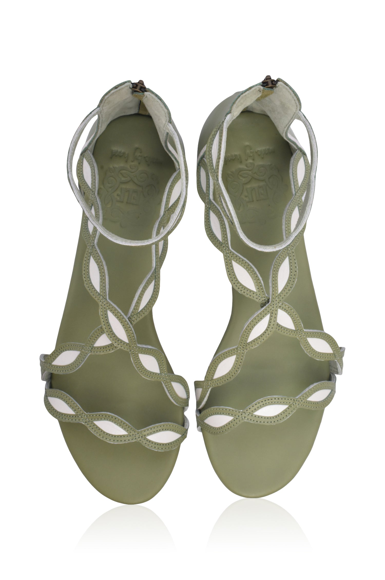 Blossom Leather Sandals by Bali ELF