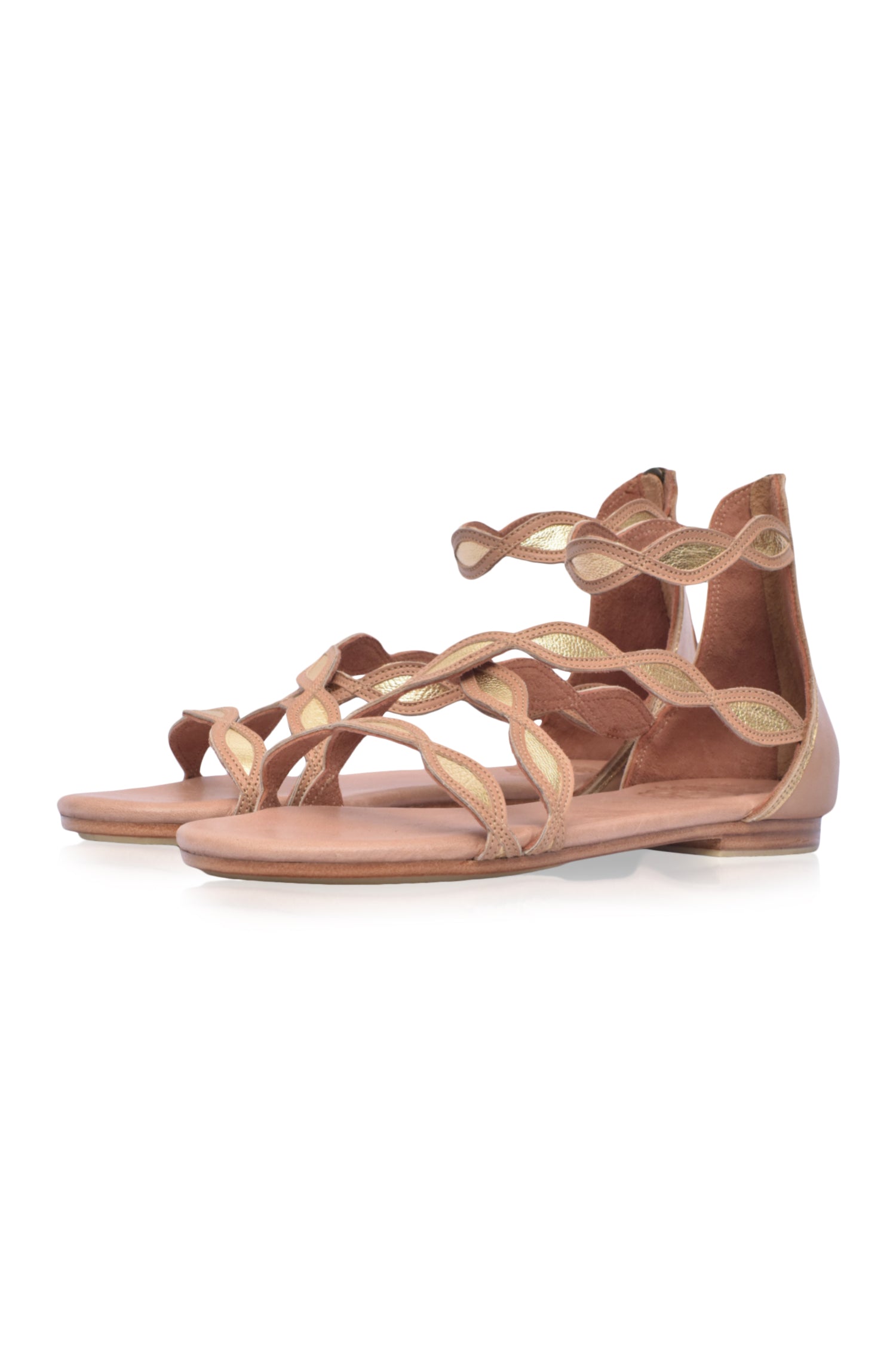 Blossom Leather Sandals by Bali ELF