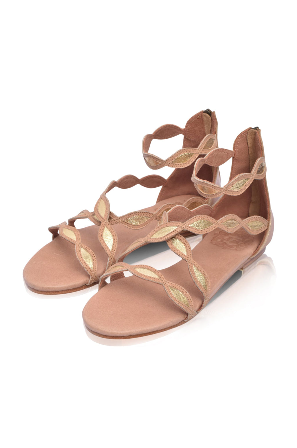 Blossom Leather Sandals by Bali ELF