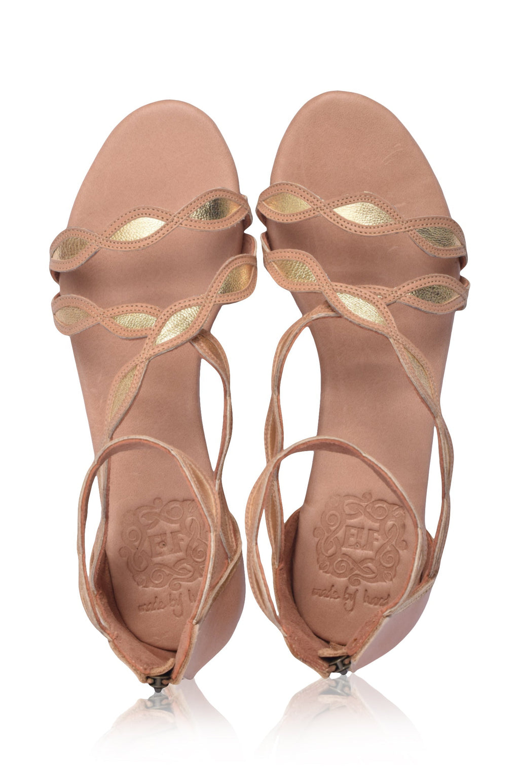Blossom Leather Sandals by Bali ELF