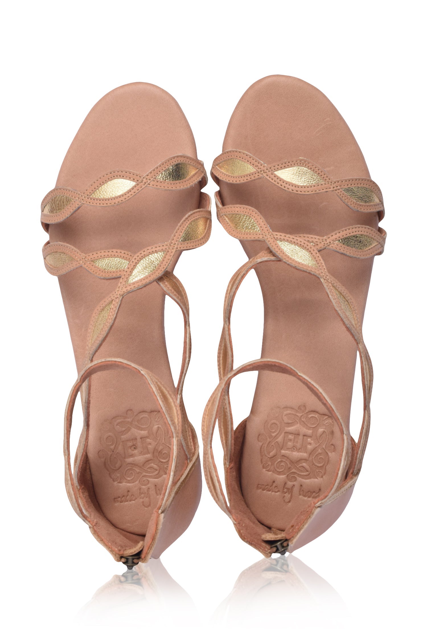 Blossom Leather Sandals by Bali ELF