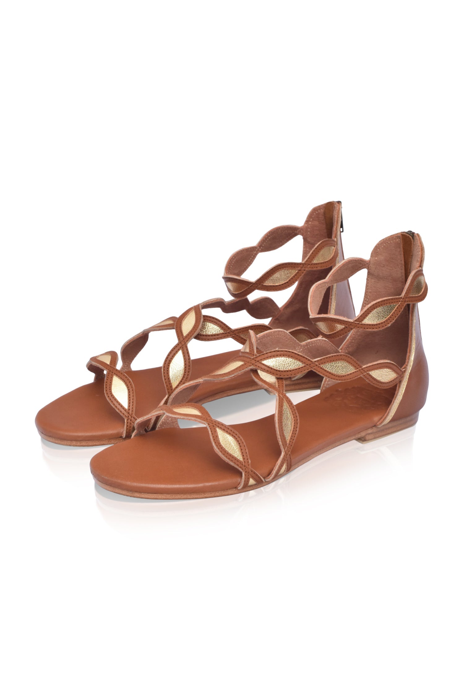 Blossom Leather Sandals by Bali ELF
