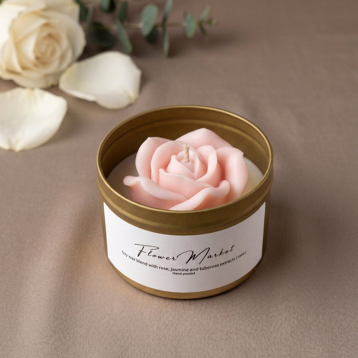 Flower in a Jar Candle | Handcrafted Gift