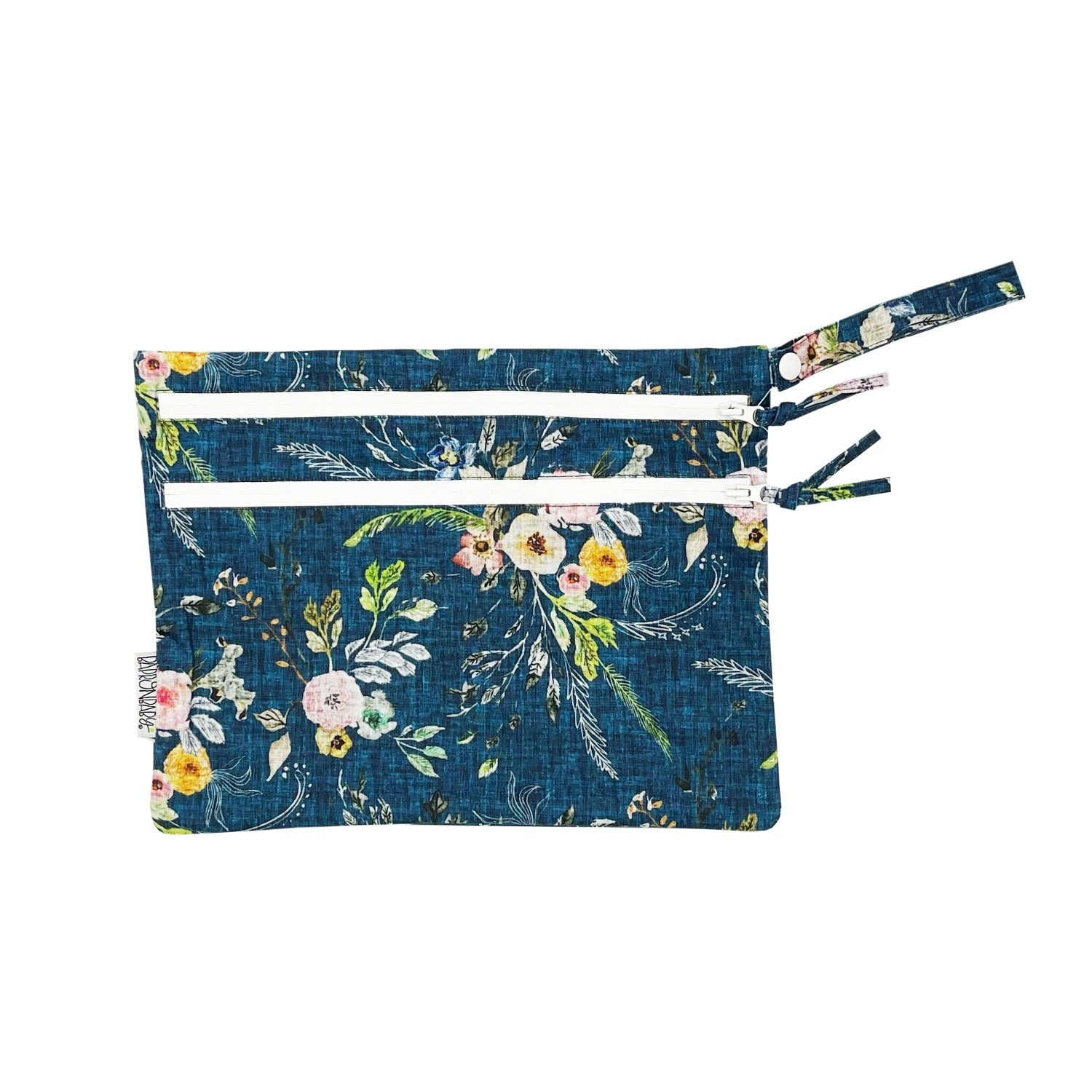 Boho Floral - Waterproof Wet Bag (For mealtime, on-the-go, and more!) by BapronBaby