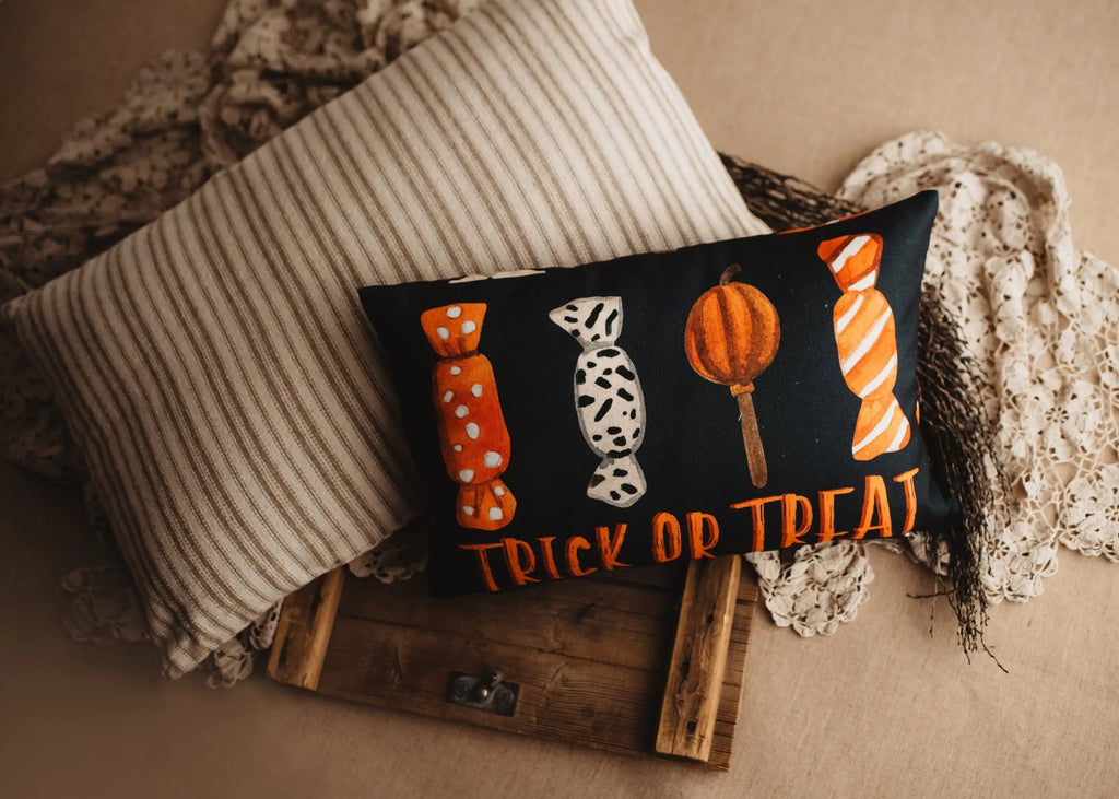 Boo Halloween Wreath Pillow Cover |  Fall decor | Farmhouse Pillows | Country Decor | Fall Throw Pillows | Cute Throw Pillows | Gift for her UniikPillows