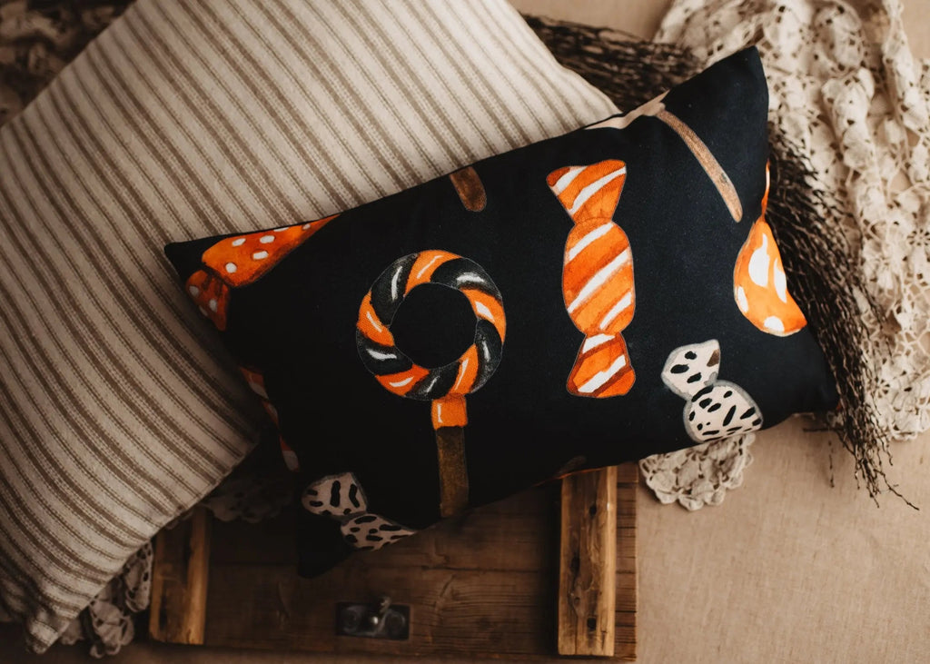 Boo Halloween Wreath Pillow Cover |  Fall decor | Farmhouse Pillows | Country Decor | Fall Throw Pillows | Cute Throw Pillows | Gift for her UniikPillows
