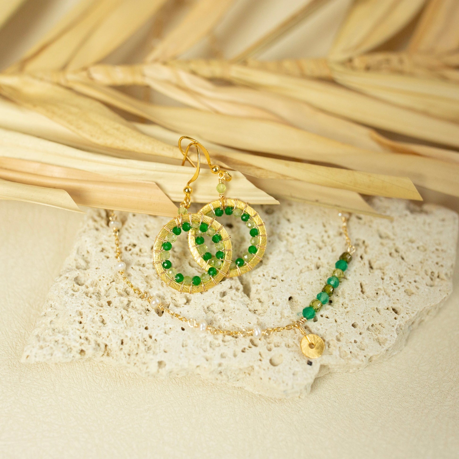 Mini Halo Earrings by OyeraCharisma