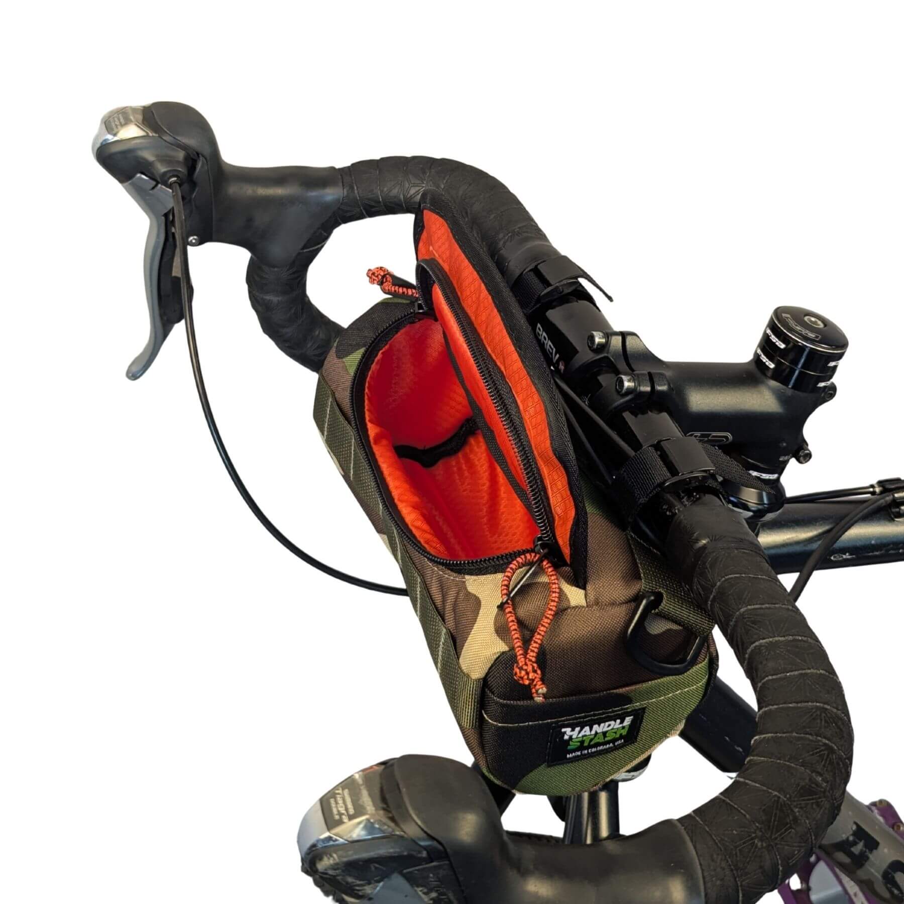 Bigmouth Burrito Handlebar Bag - Blazin Camo by HandleStash