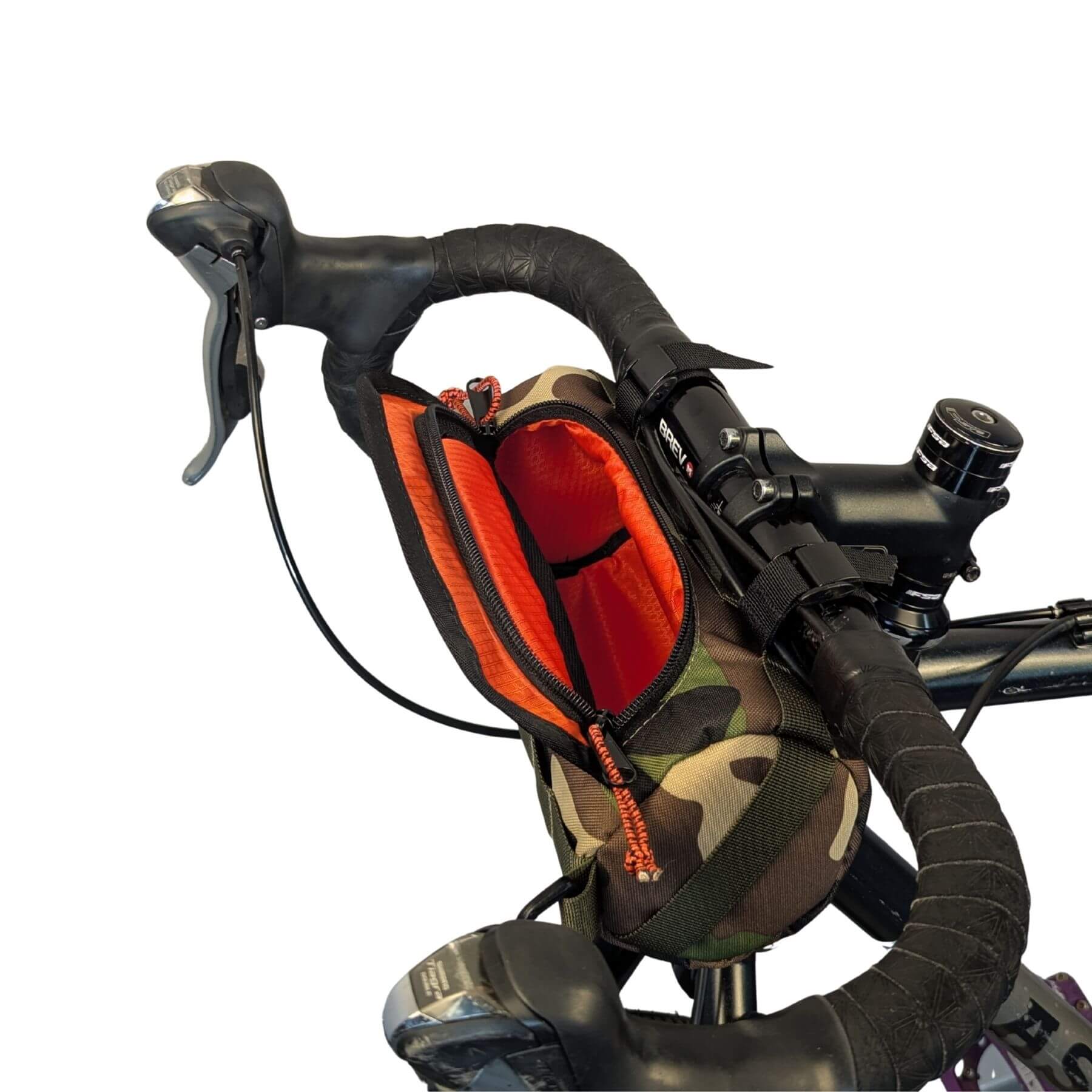 Bigmouth Burrito Handlebar Bag - Blazin Camo by HandleStash