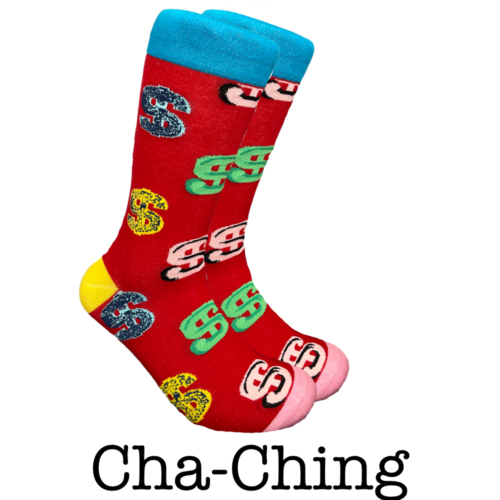 cRAZY sockS for MeN - Threaded Pear