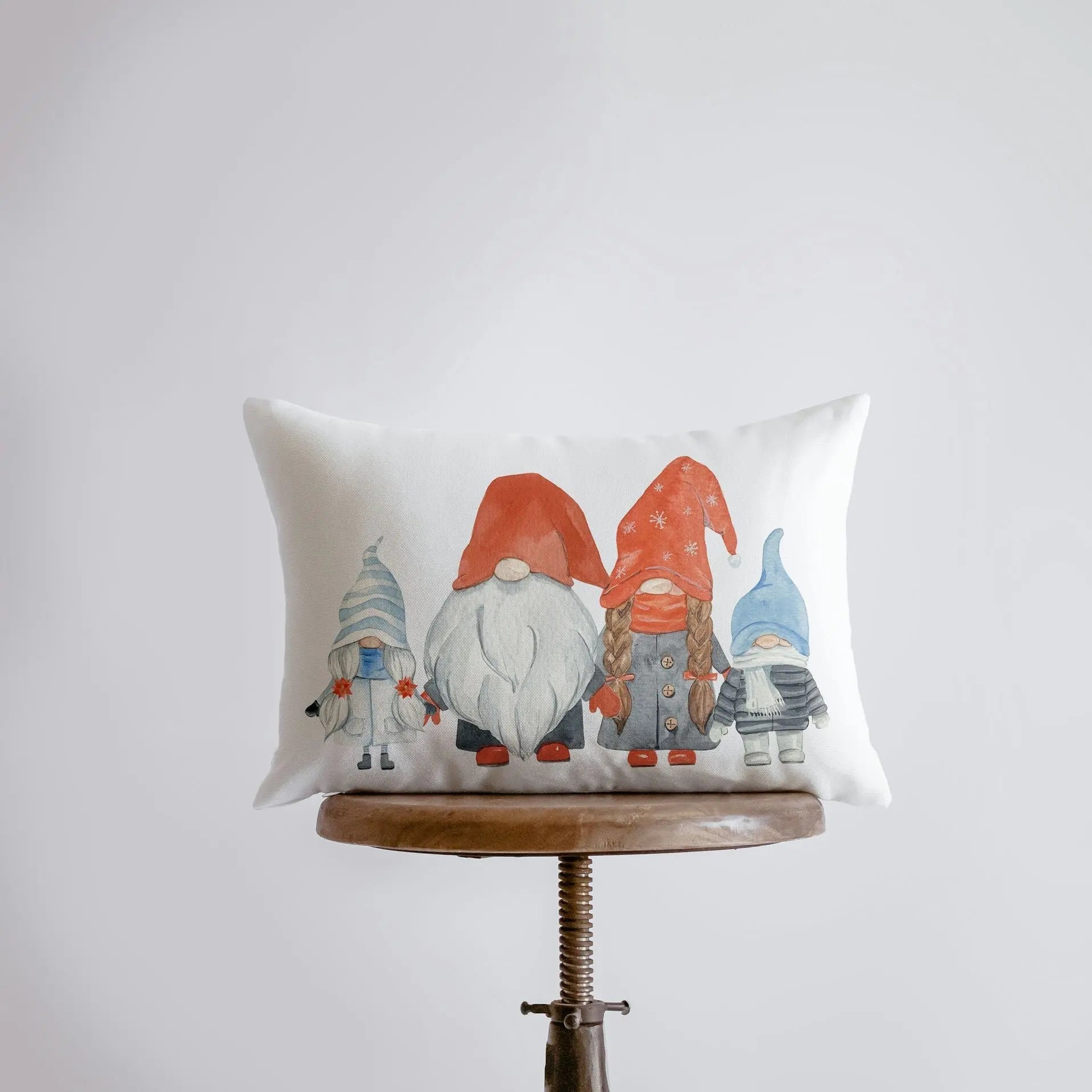 Christmas Gnome Red | 18x12 | Christmas Throw Pillow | Merry Christmas | Throw Pillow | Home Décor | Christmas Décor | Christmas Gift UniikPillows