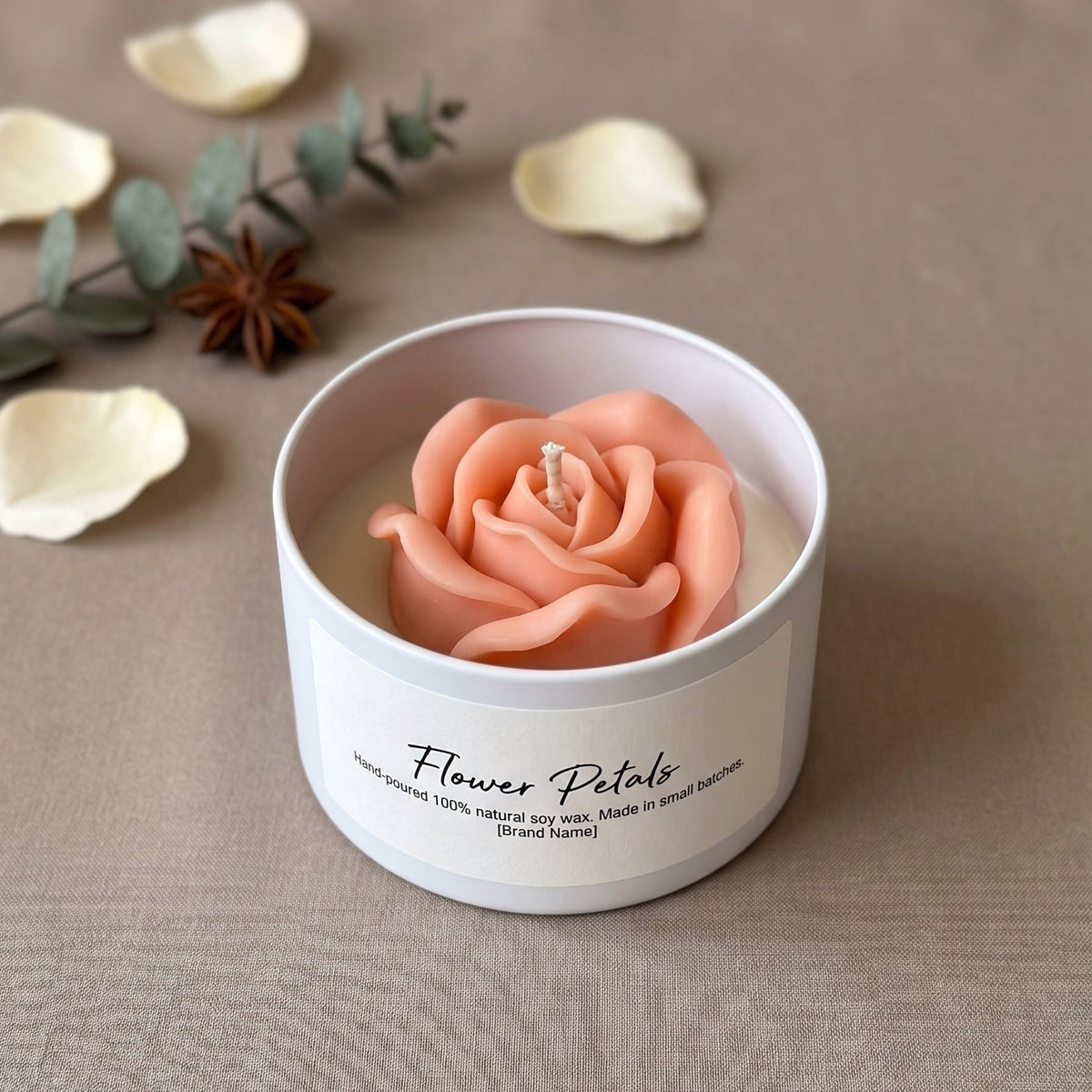 Flower in a Jar Candle | Handcrafted Gift