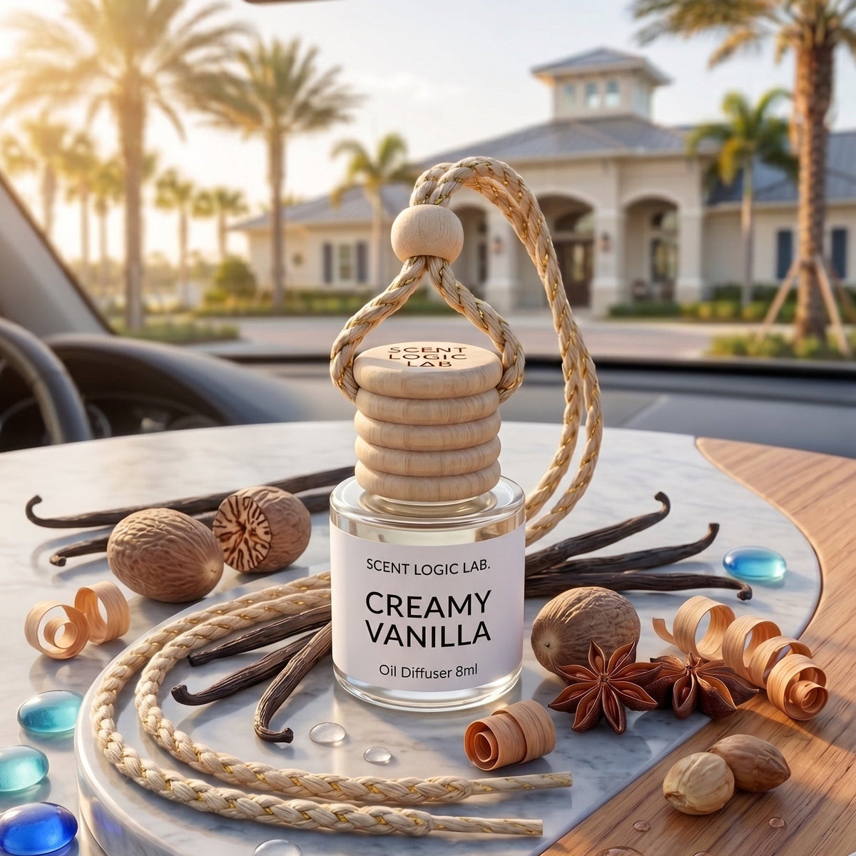 Luxury 8ml Car Diffuser in Floral Scents