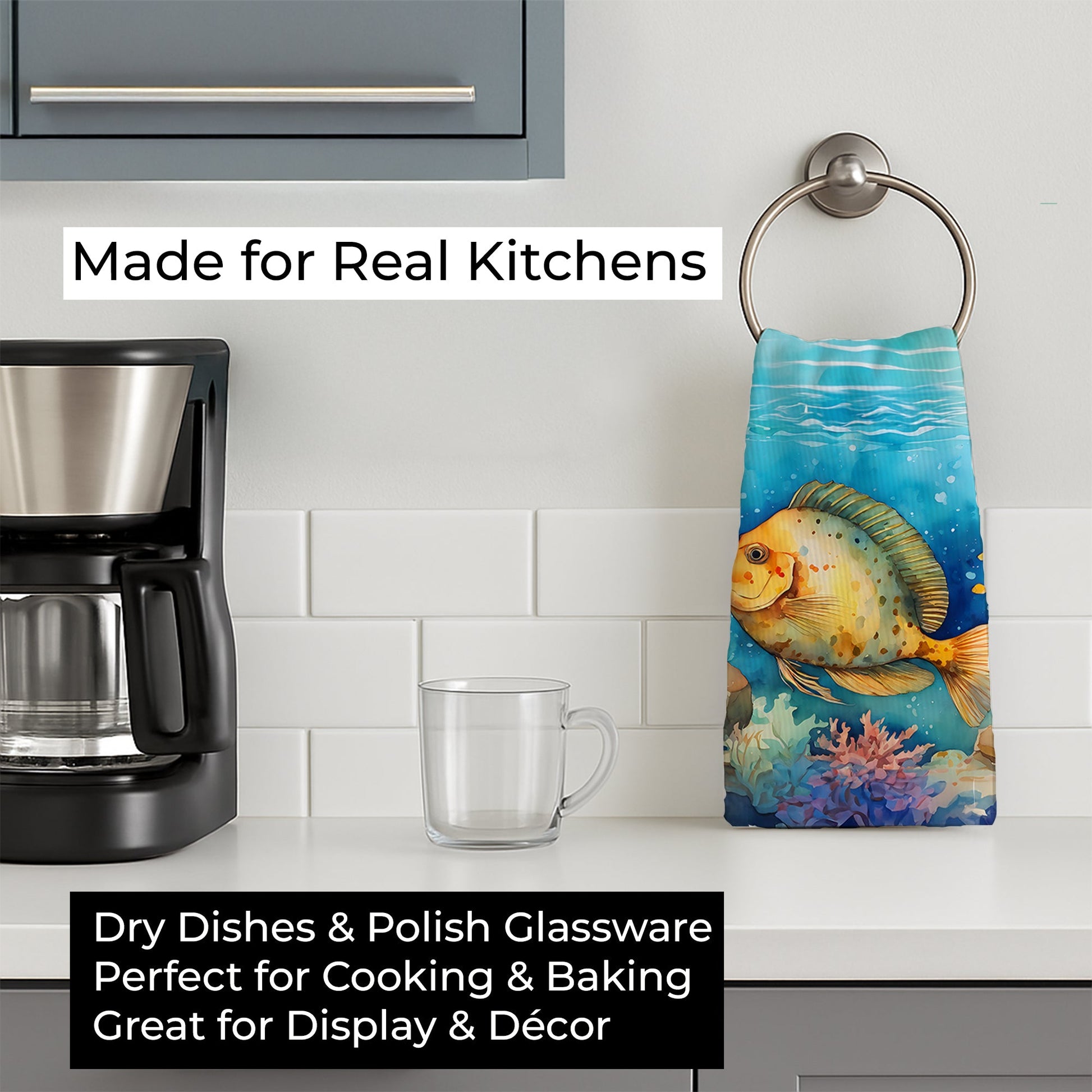 Flounder Kitchen Towel