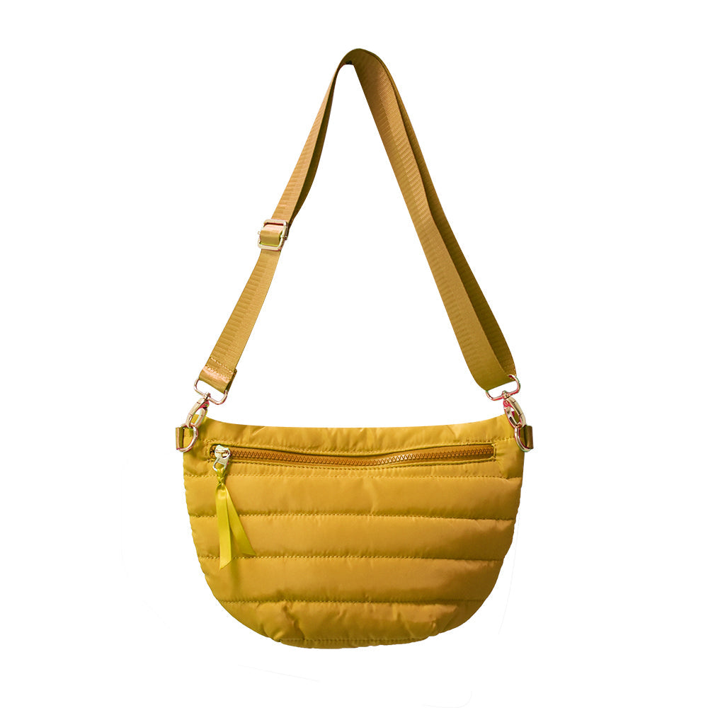 The Blake | Crescent Puffer Sling Bag | 14 Colors by Babs+Birdie