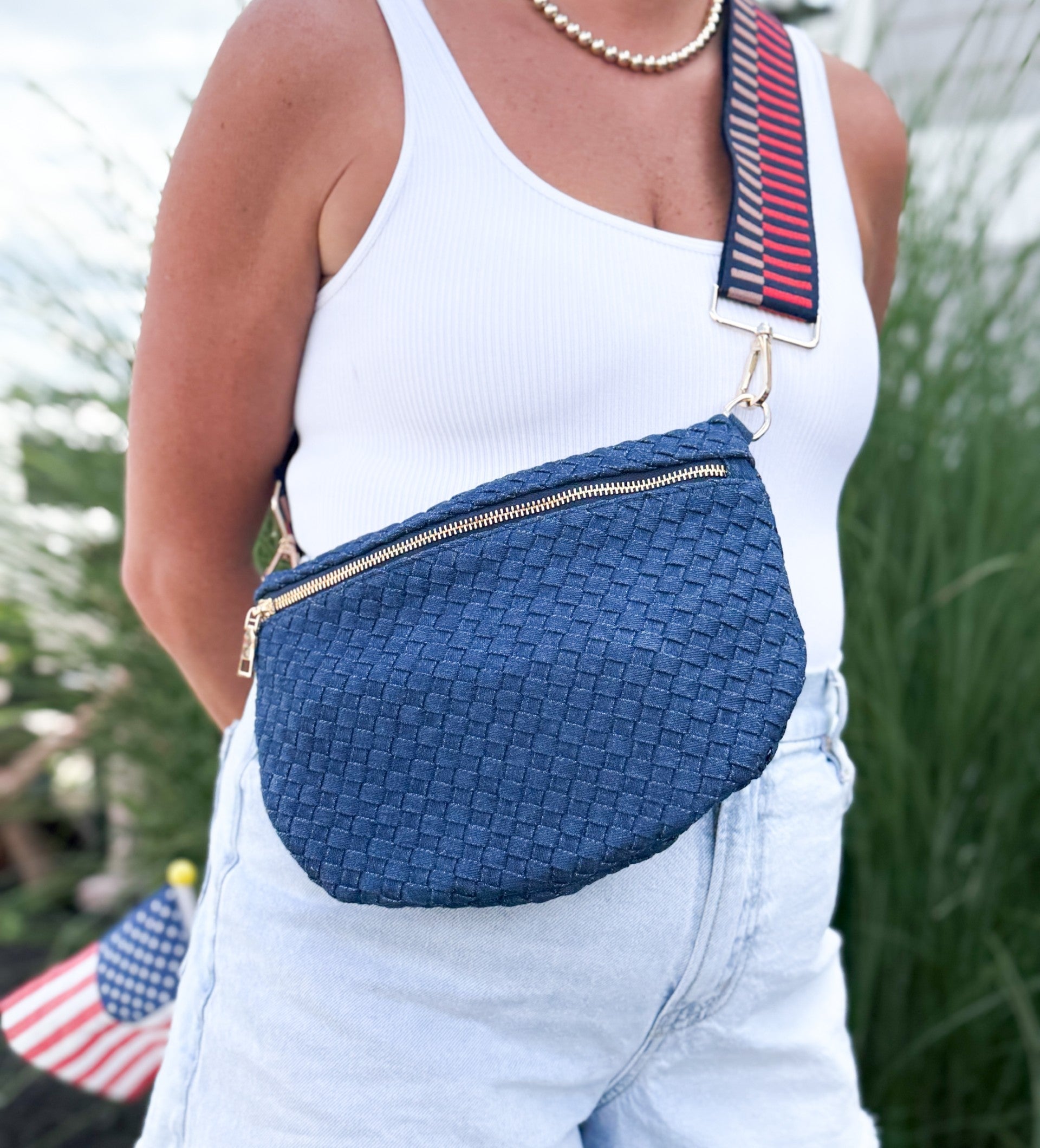The Fiona | Woven Bum Bag by Babs+Birdie