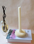 Lantern Pillar Candle | Sculptural Soy Wax | Handcrafted in USA