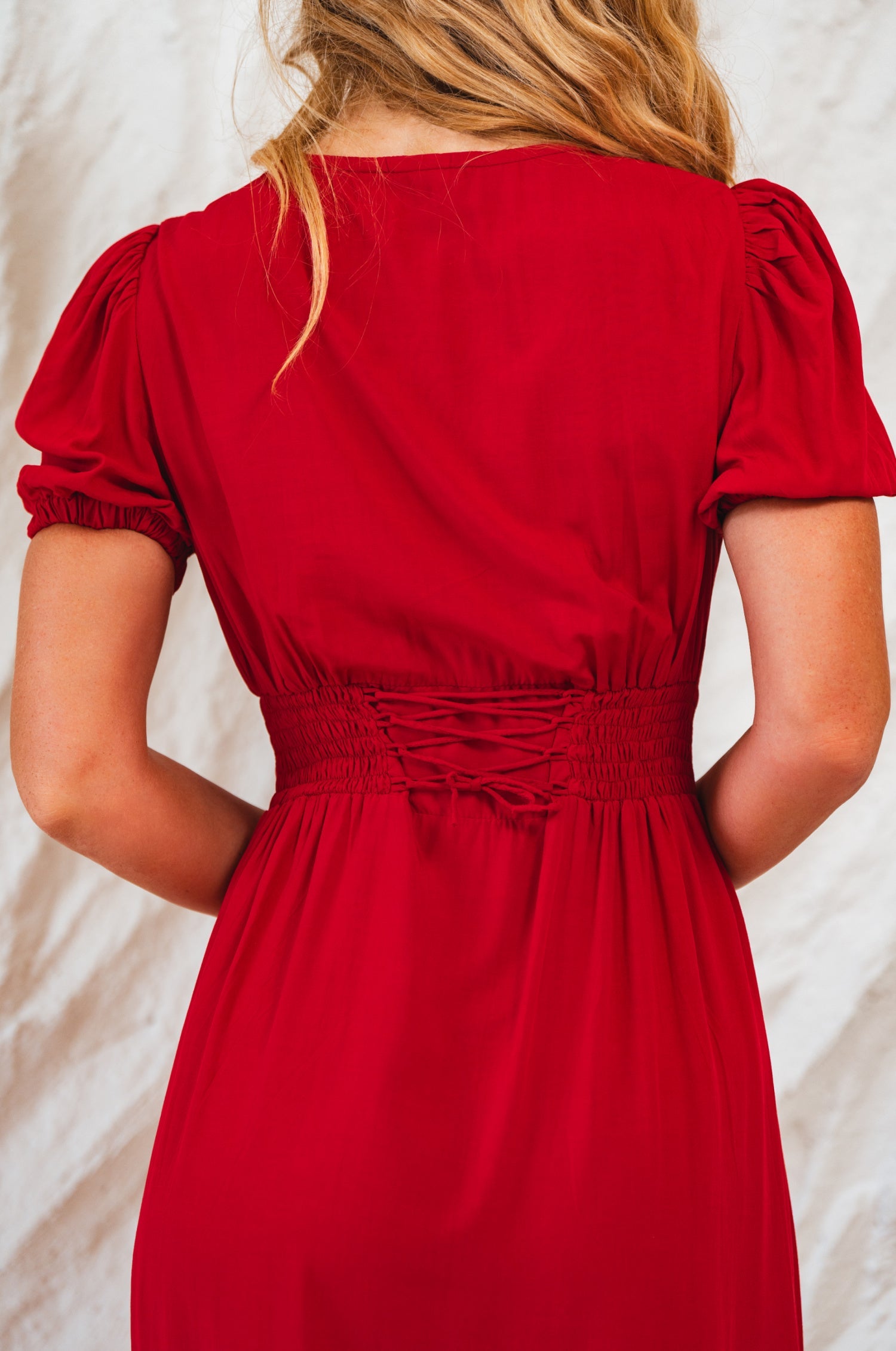 Emilia Button Down Midi Dress by Bali ELF