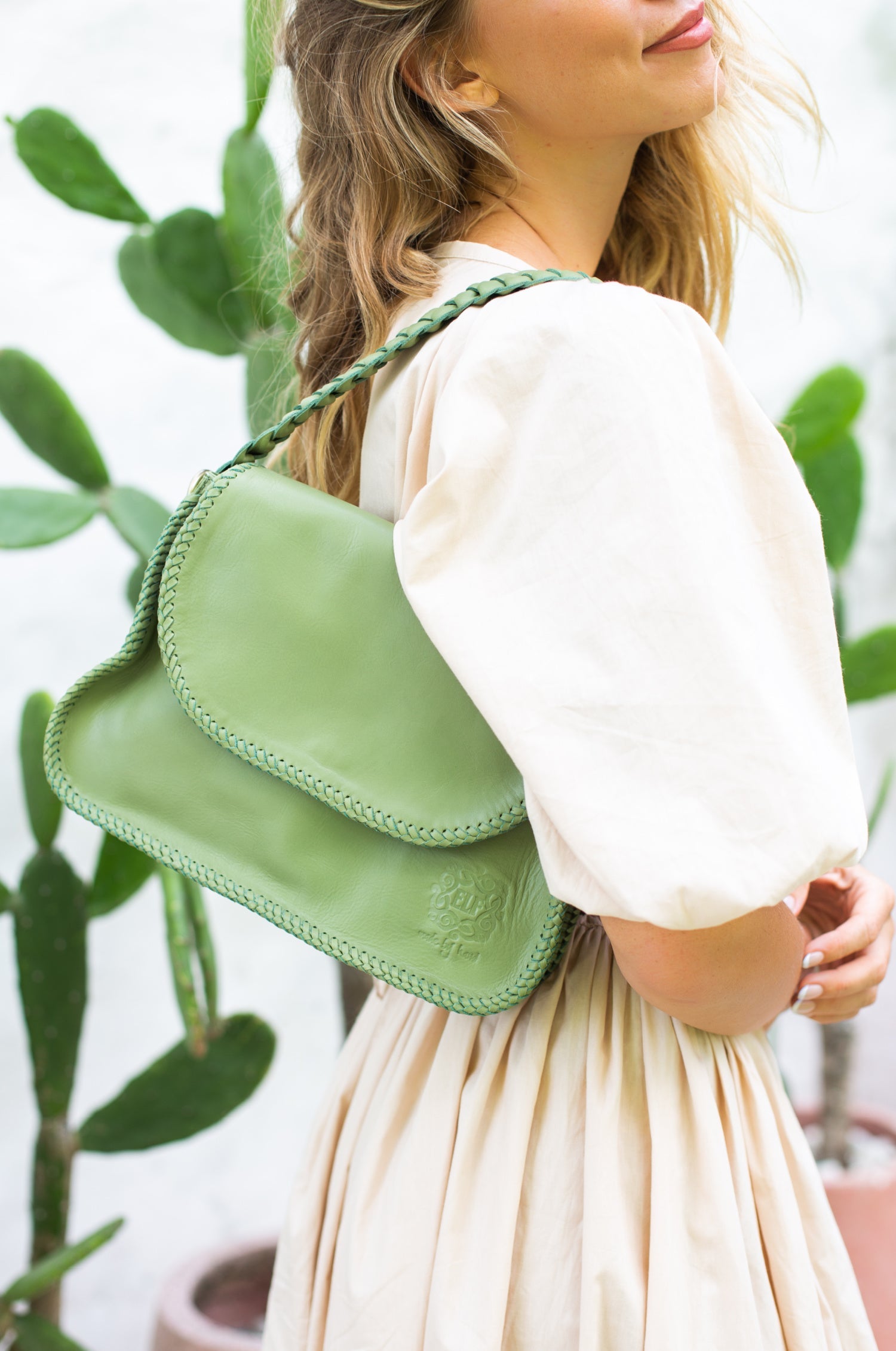 Erie Leather Shoulder Bag by Bali ELF