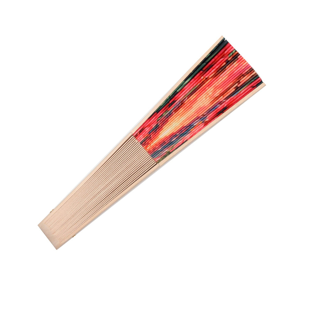 Island Sunset Hand Fan