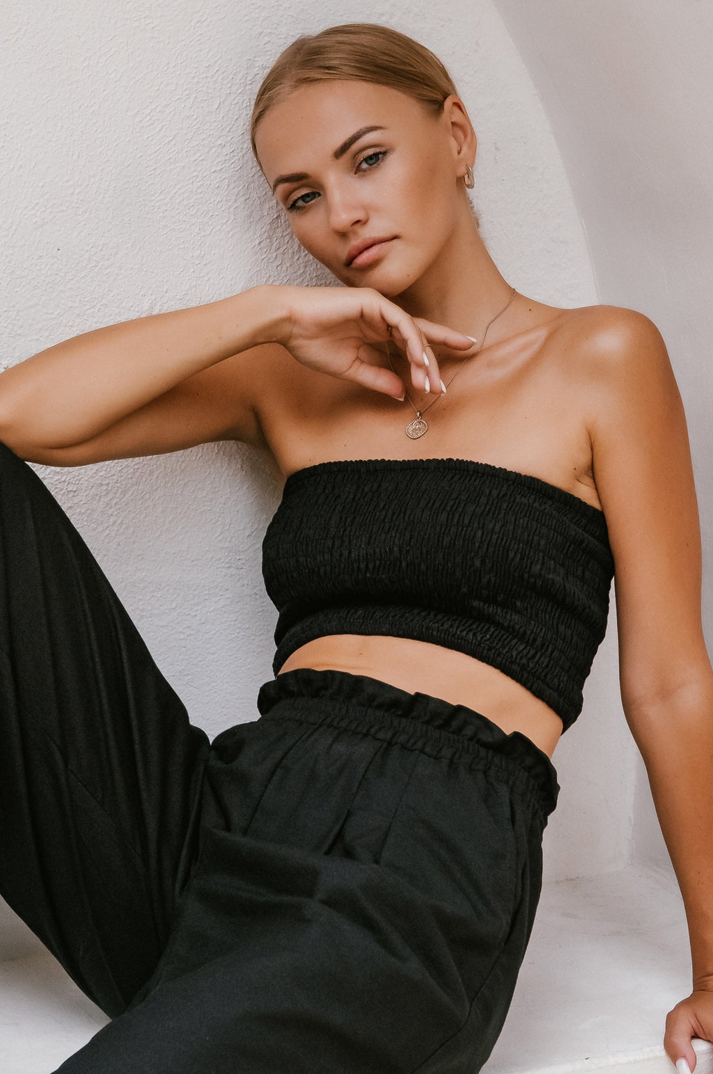 Fenzi Smocked Top by Bali Lane