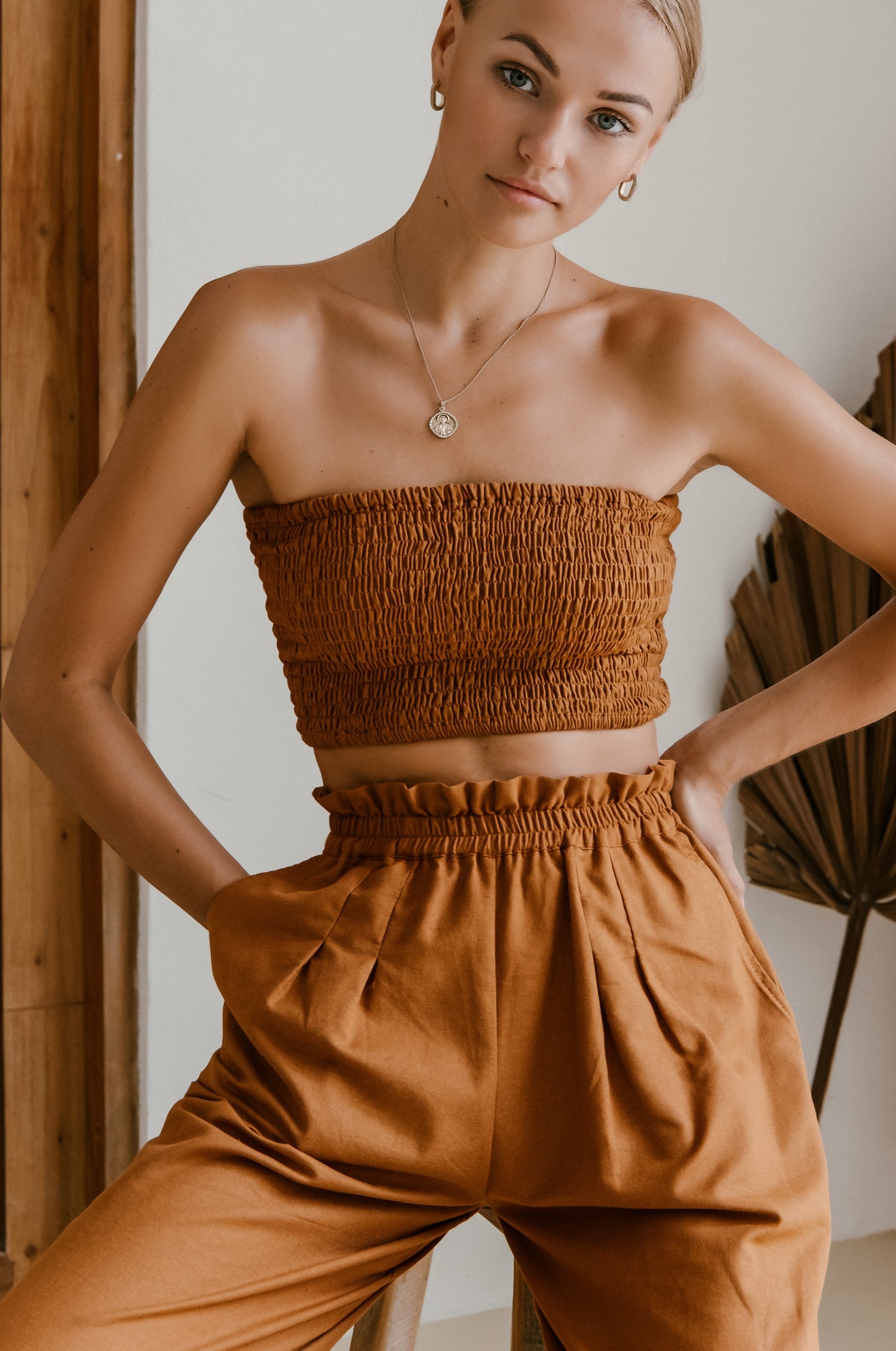 Fenzi Smocked Top by Bali Lane